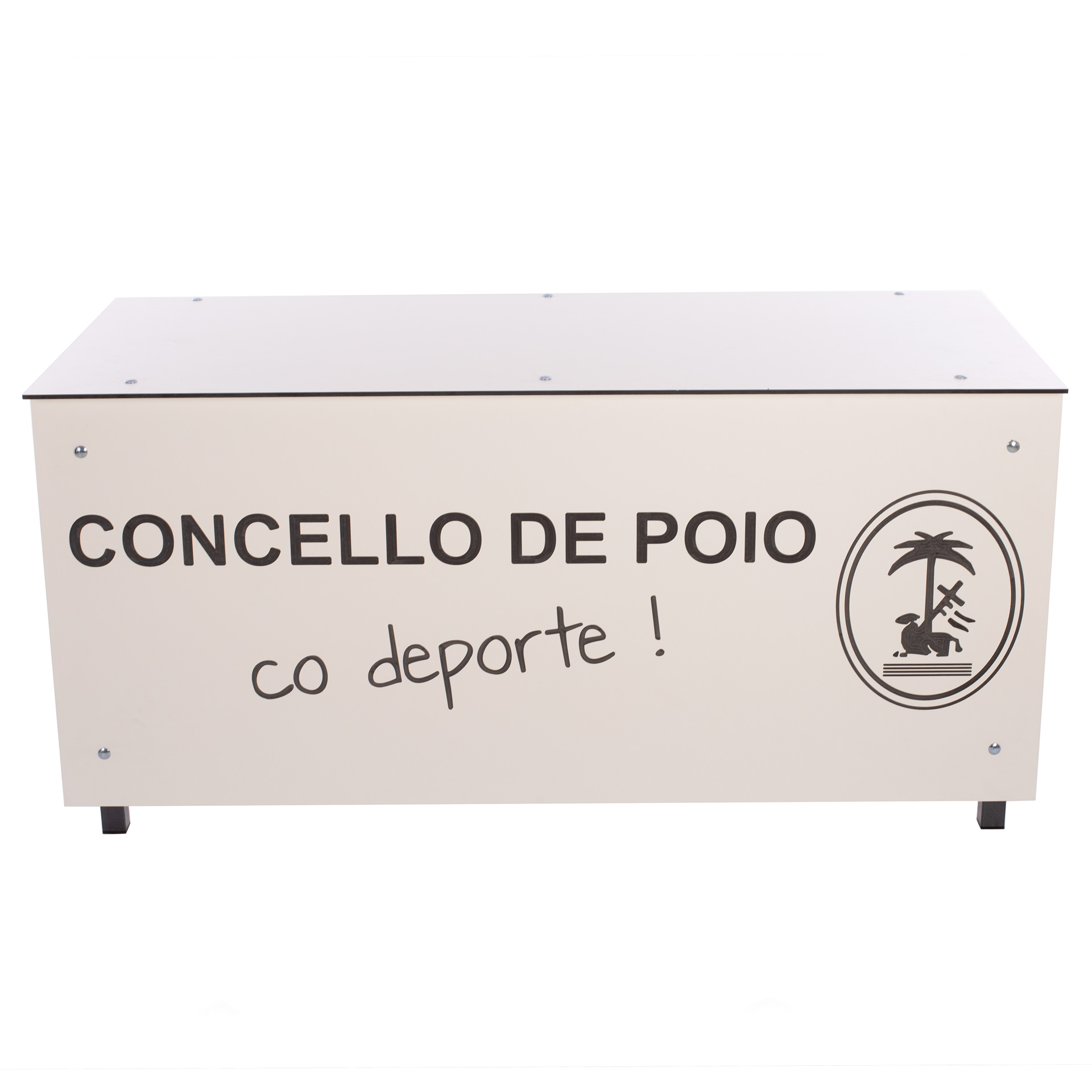 MESA ANOTADORES BASIC FENÓLICO 8MM BLANCO PERSONALIZABLE - Imagen 2