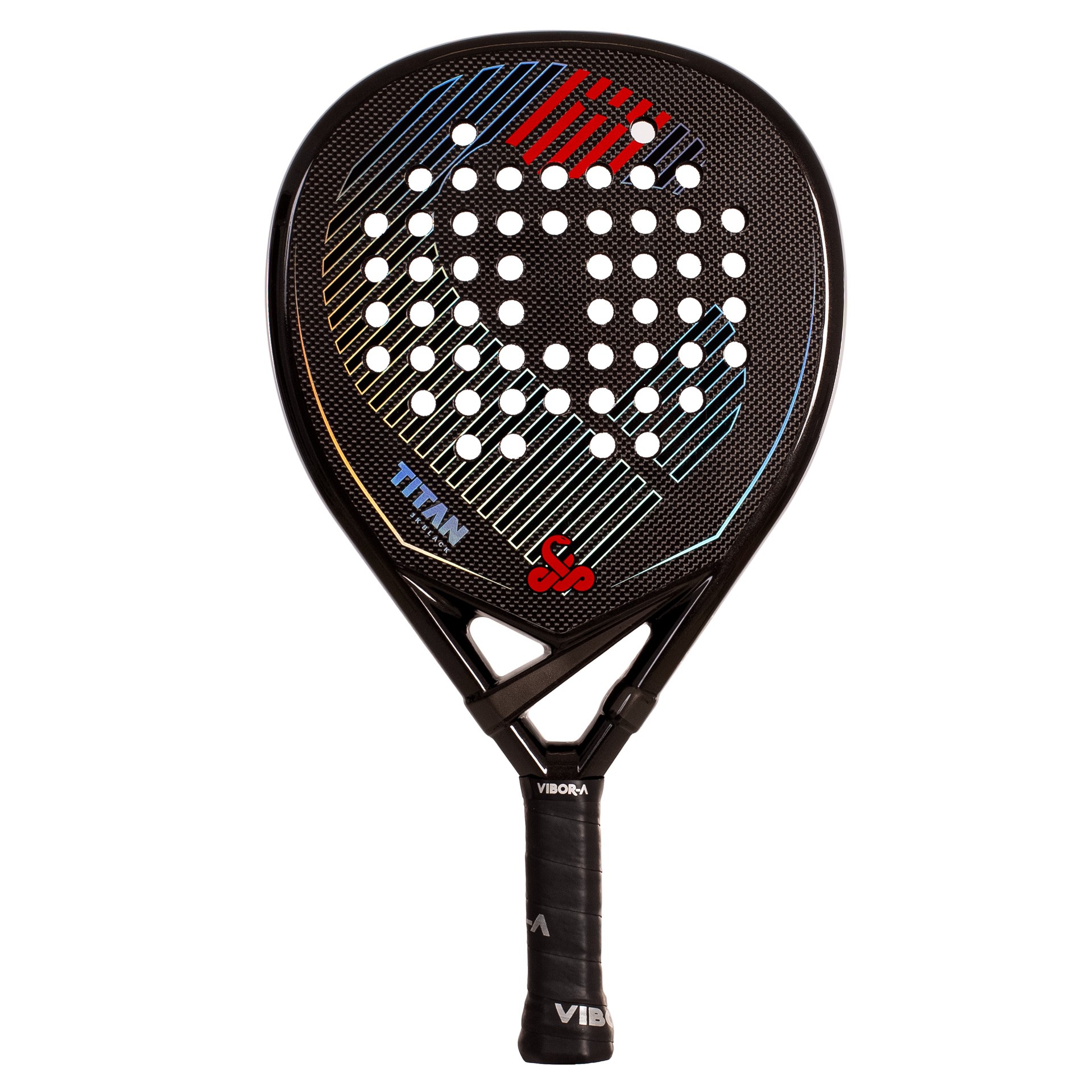 PALA DE PÁDEL VIBOR-A TITAN 3K BLACK - Imagen 4