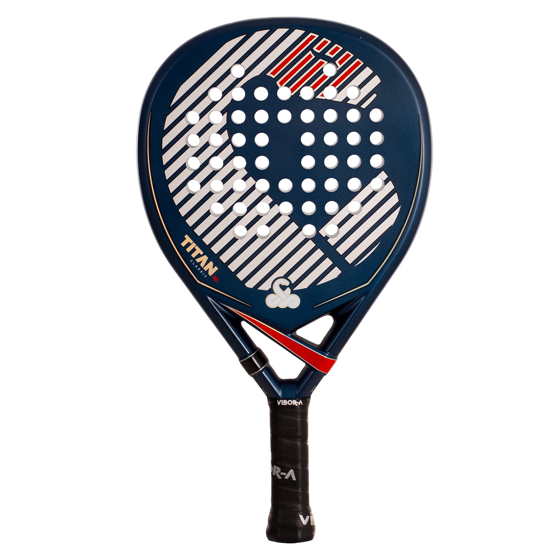 PALA DE PÁDEL VIBOR-A TITAN JUNIOR CLASSIC BLUE - Imagen 3