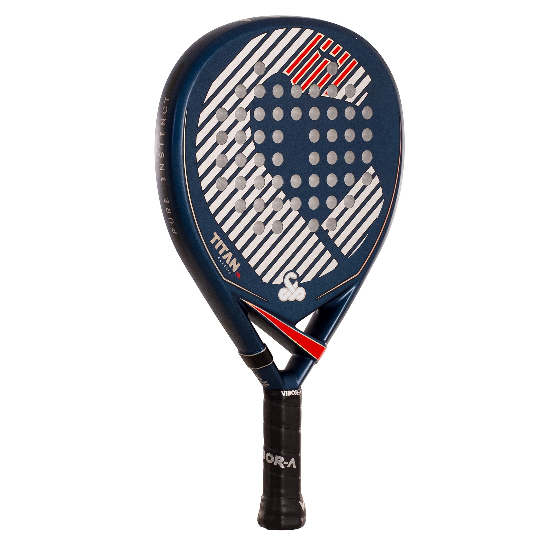 PALA DE PÁDEL VIBOR-A TITAN JUNIOR CLASSIC BLUE - Imagen 4