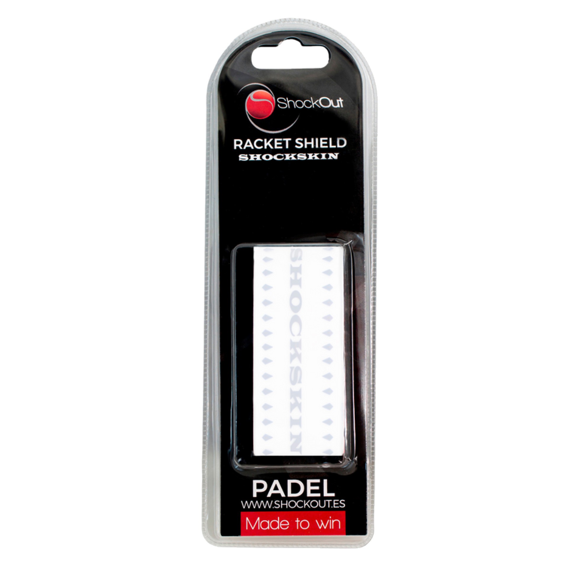 PROTECTOR DE PALA DE PÁDEL SHOCKOUT SHOCKSKIN TRANSPARENTE - Imagen 5