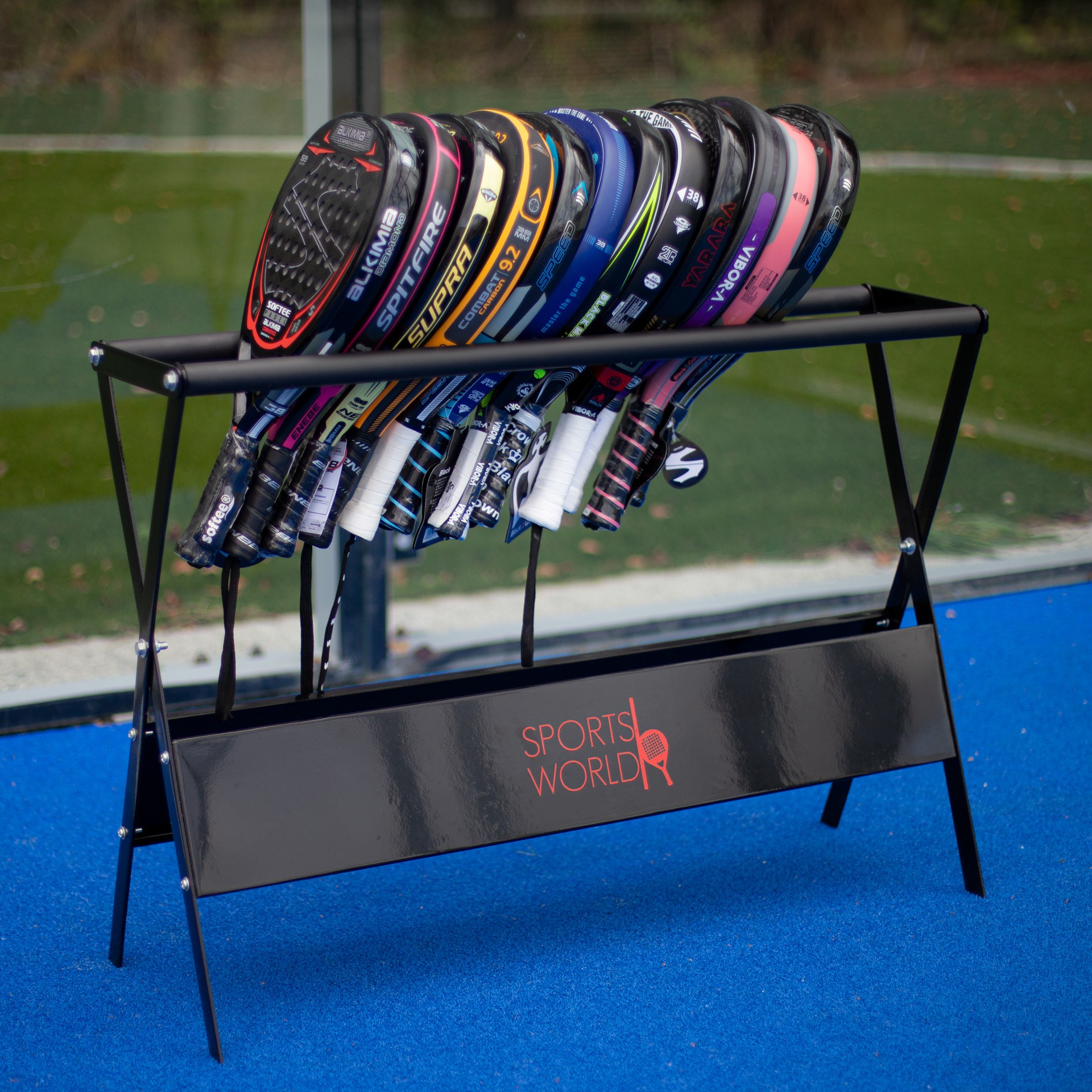 SOPORTE PARA PALAS DE PÁDEL/TENIS/BÁDMINTON - Imagen 2
