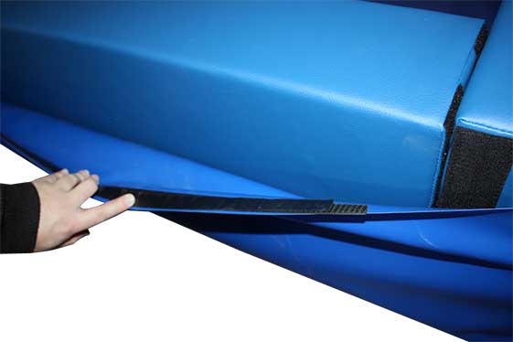 SUELO DE LONA PVC PARA PISCINA CUADRADA DE 150X150CM - Imagen 3