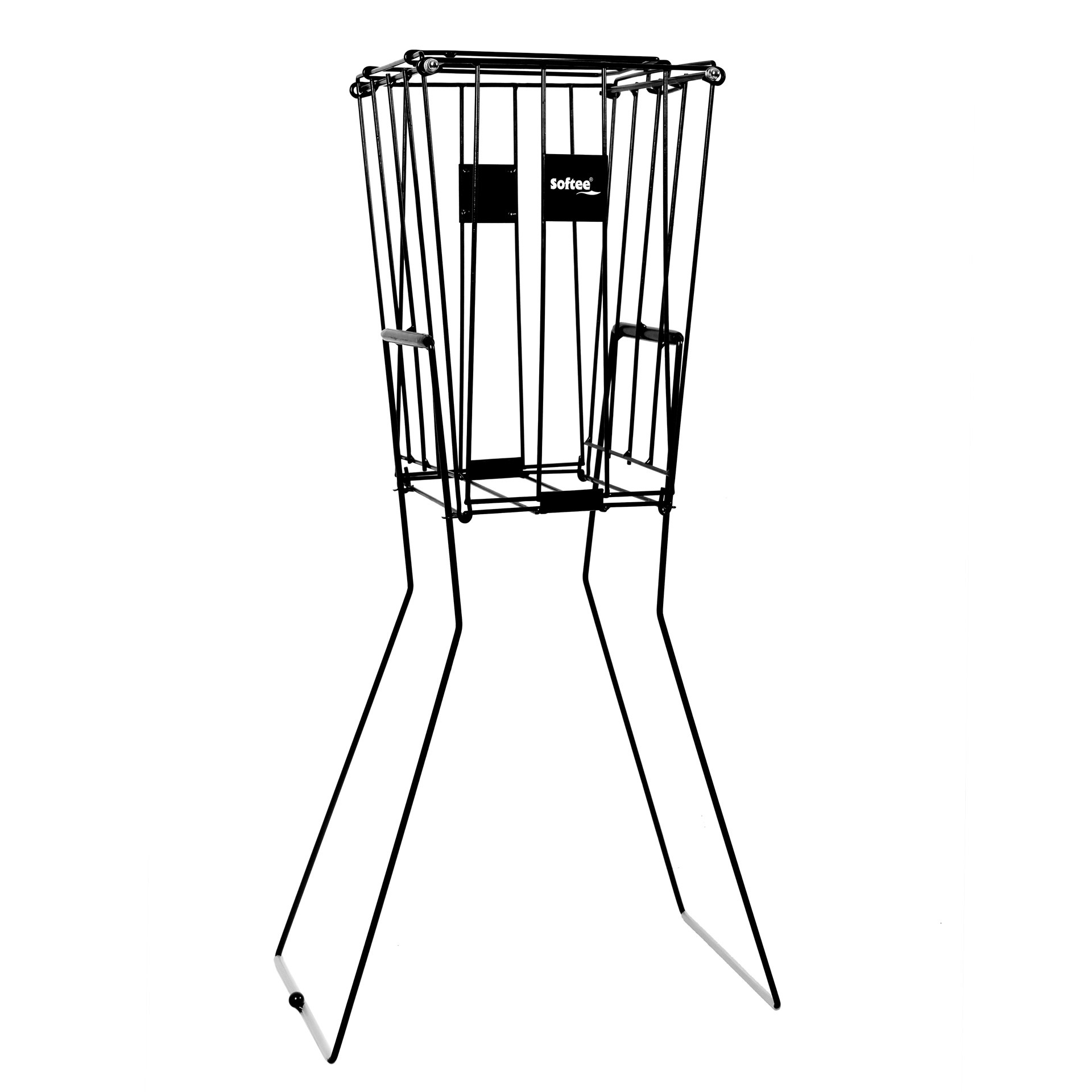 CESTA PORTAPELOTAS TENIS/PÁDEL ESTRUCTURA METÁLICA SOFTEE - Imagen 3