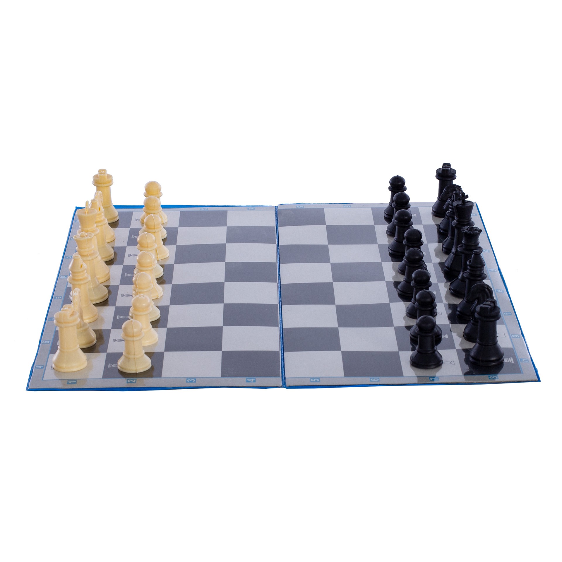 TABLERO AJEDREZ 43 CM PLEGABLE - INCLUYE FICHAS SENCILLAS- - Imagen 5