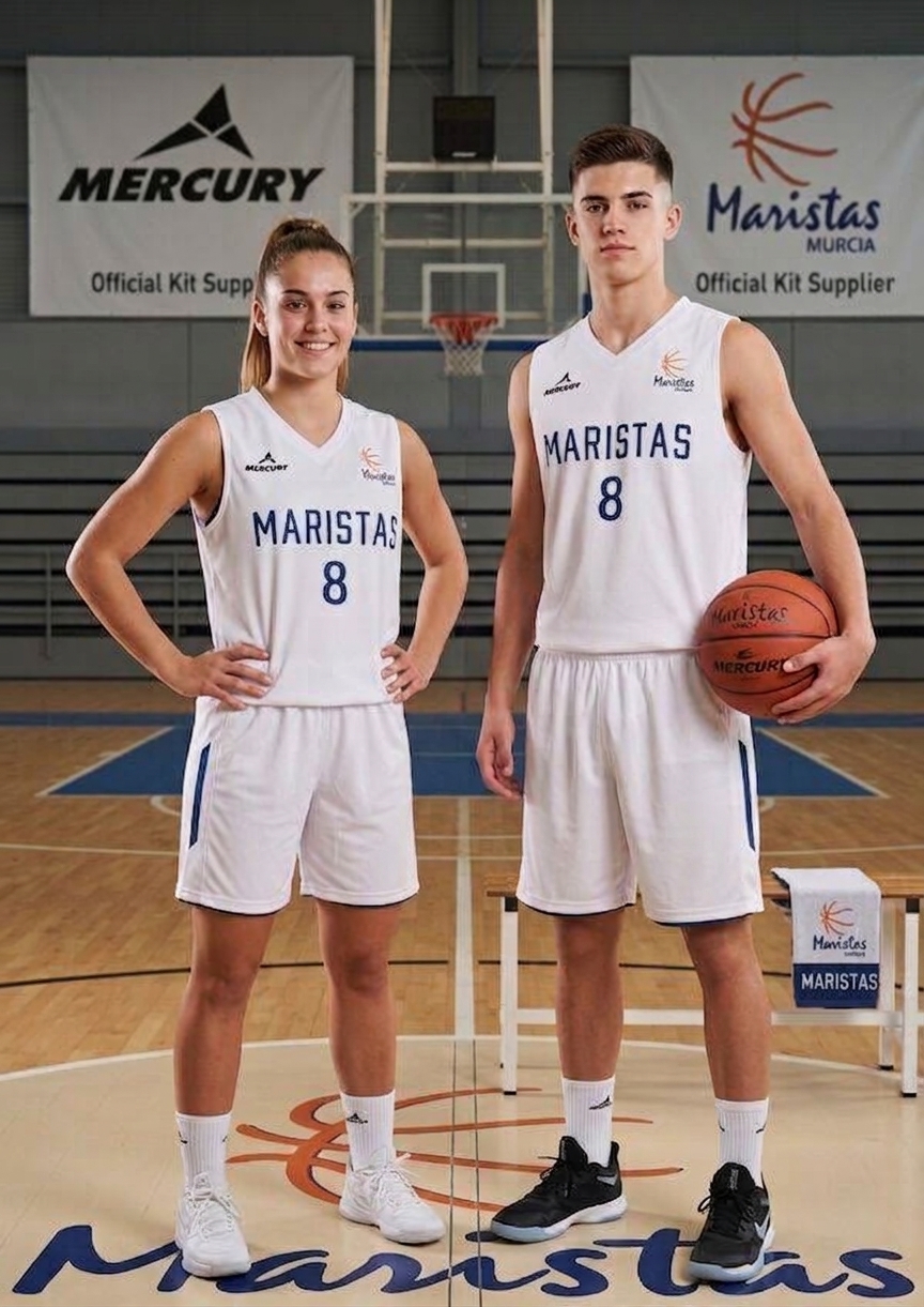 PRIMERA EQUIPACIÓN C.B. MARISTAS MURCIA. TEMPORADA 2026/27