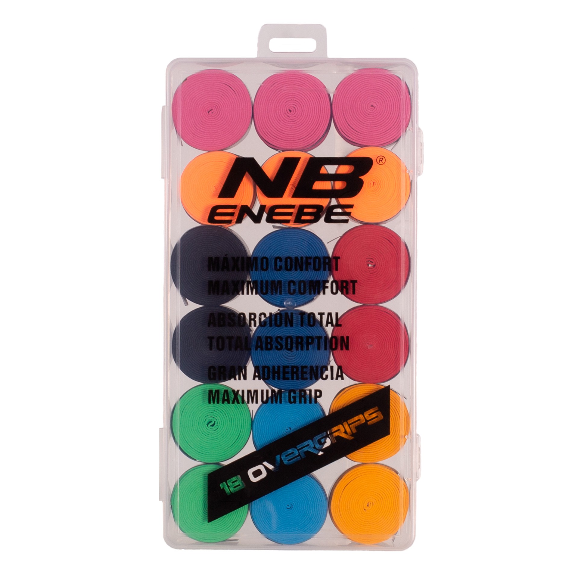 PACK DE 18 OVERGRIPS LISOS ENEBE - Imagen 4