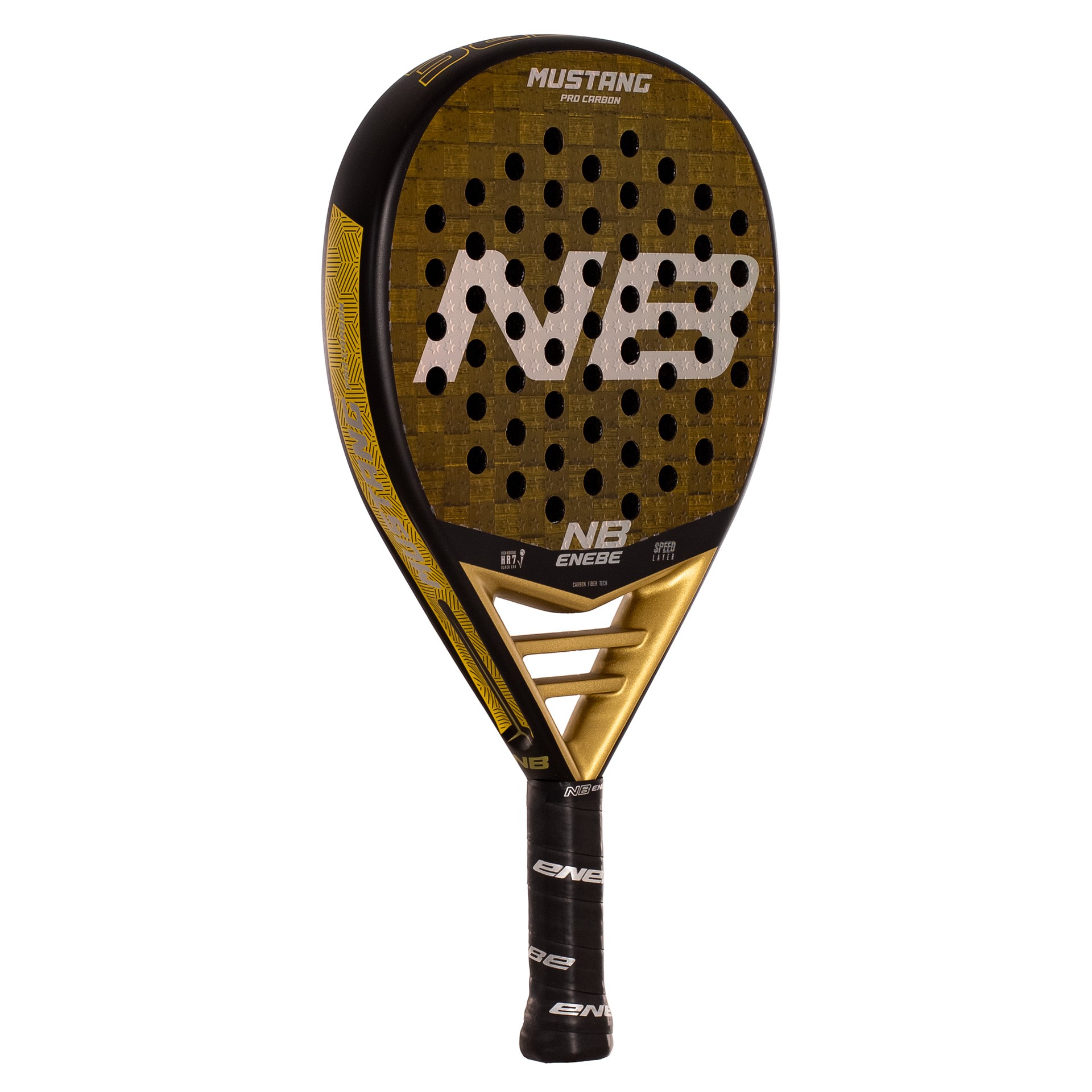 PALA DE PÁDEL ENEBE MUSTANG PRO CARBON GOLD 15K - Imagen 7