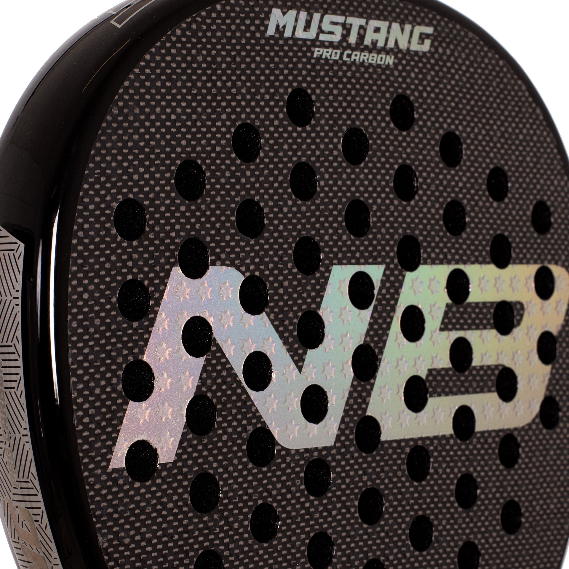 PALA DE PÁDEL ENEBE MUSTANG SILVER 3K - Imagen 4