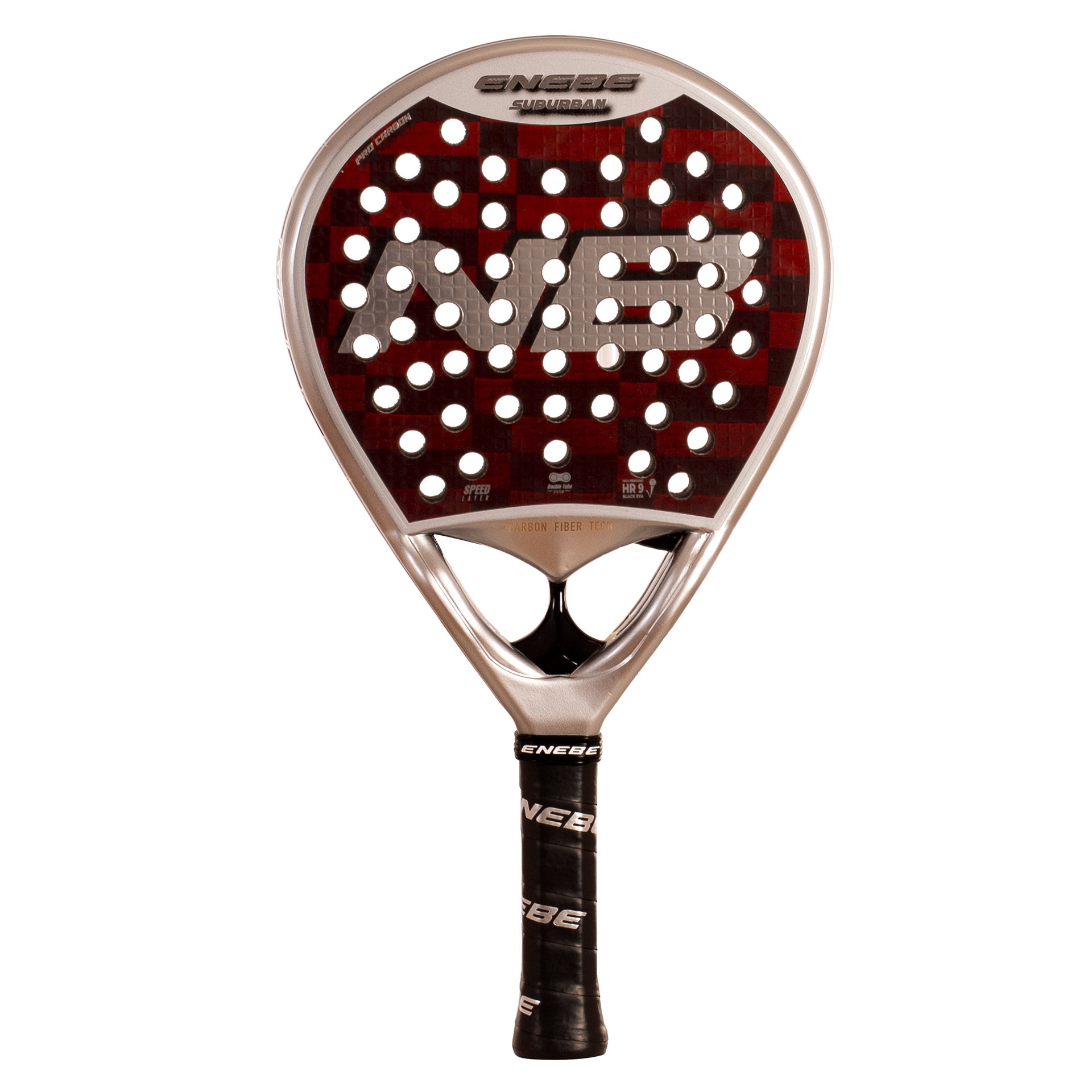PALA DE PÁDEL ENEBE SUBURBAN RED 12K - Imagen 8