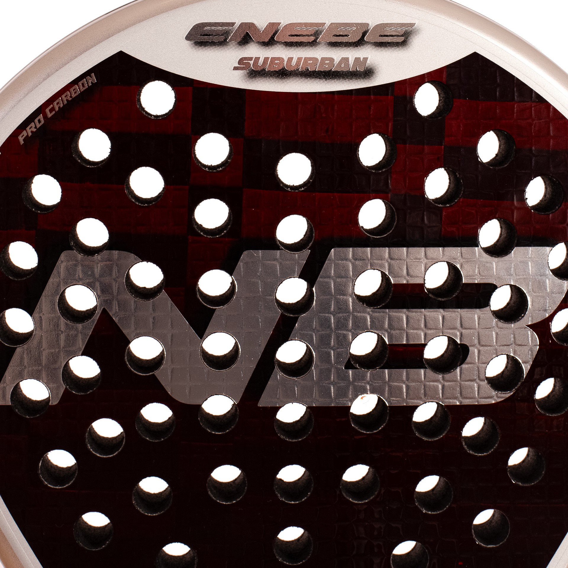PALA DE PÁDEL ENEBE SUBURBAN RED 12K - Imagen 3