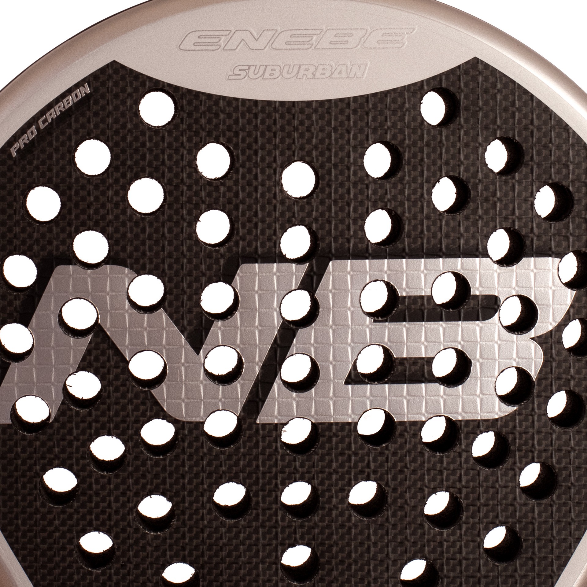 PALA DE PÁDEL ENEBE SUBURBAN SILVER 3K - Imagen 3