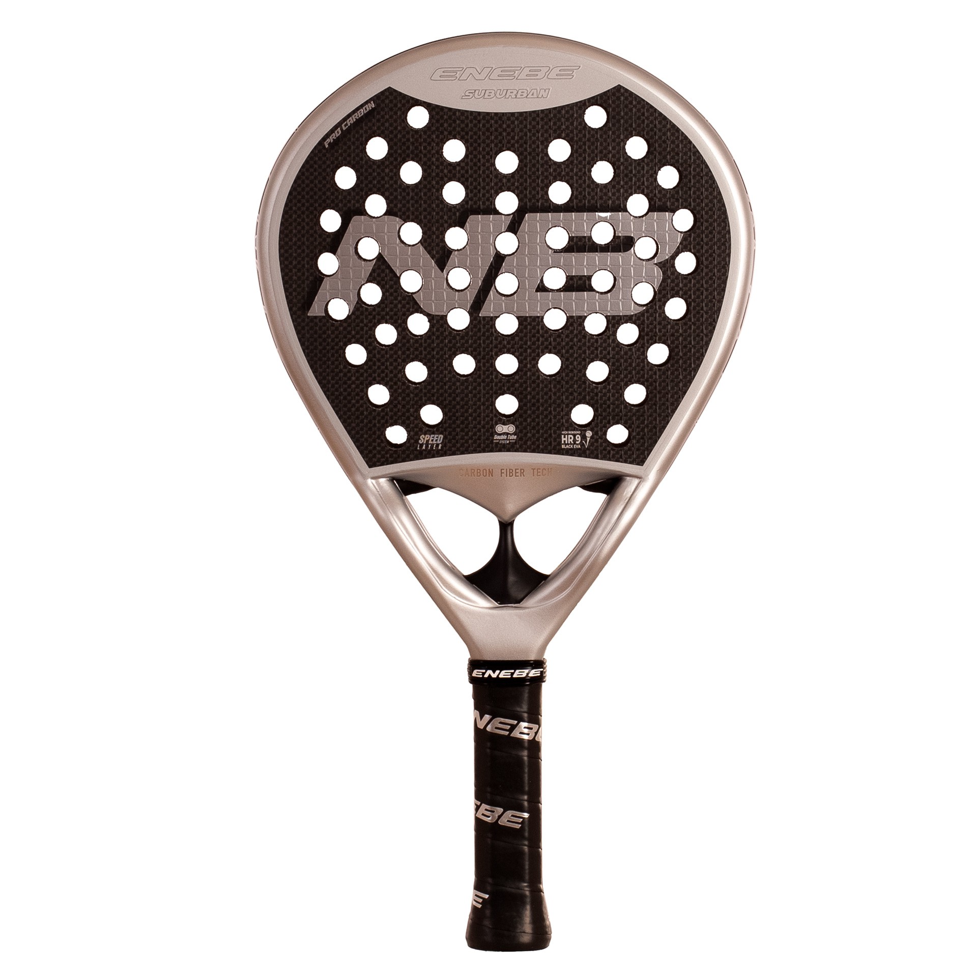 PALA DE PÁDEL ENEBE SUBURBAN SILVER 3K - Imagen 6