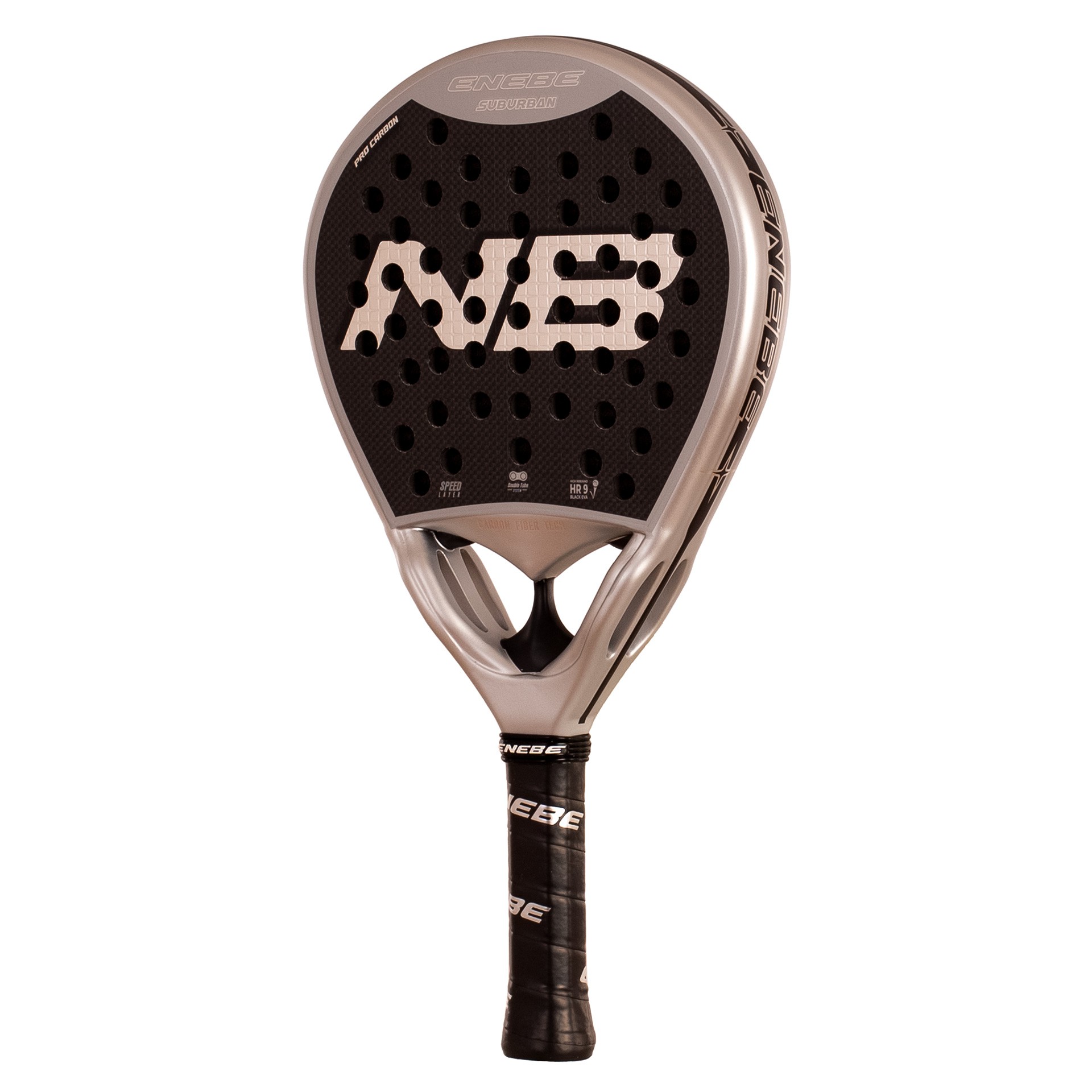 PALA DE PÁDEL ENEBE SUBURBAN SILVER 3K - Imagen 4