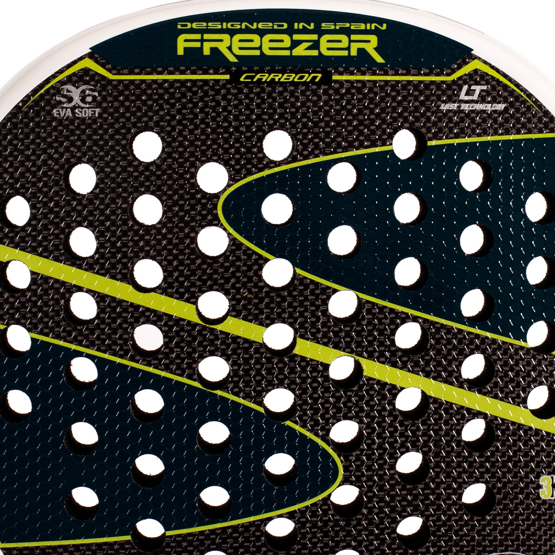 PALA DE PÁDEL SOFTEE FREEZER CARBON 3K PETROL - Imagen 3