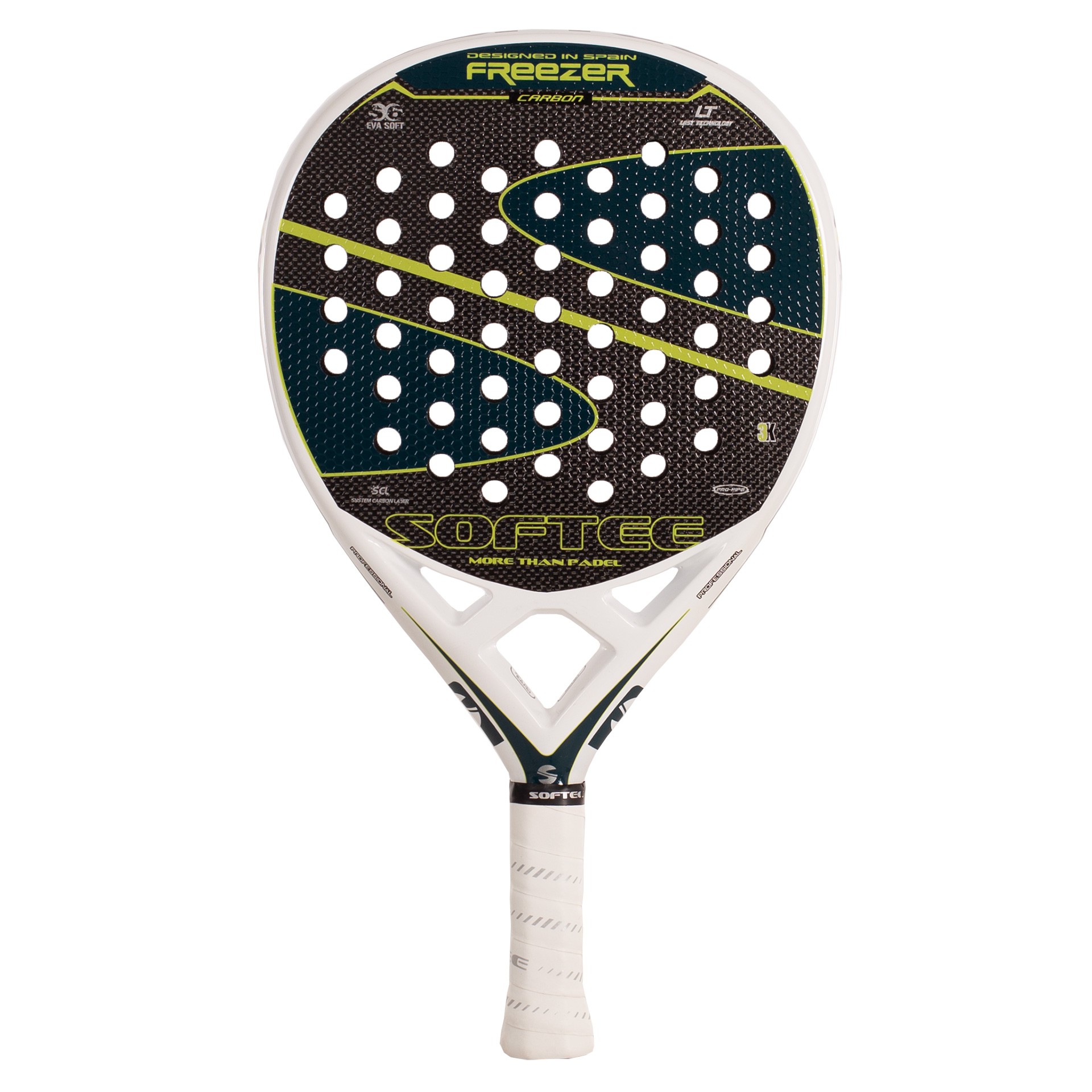 PALA DE PÁDEL SOFTEE FREEZER CARBON 3K PETROL - Imagen 5