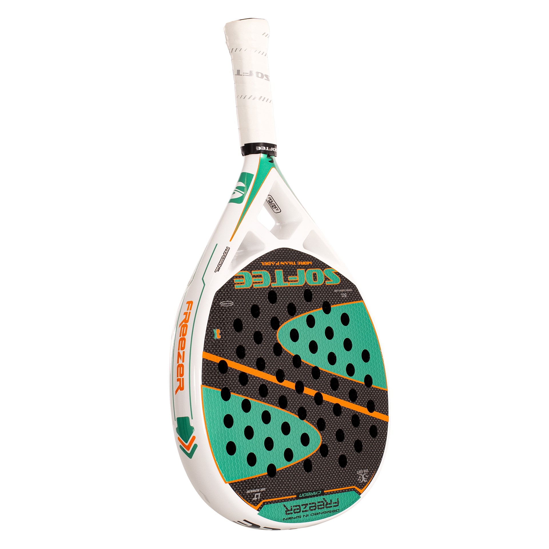 PALA DE PÁDEL SOFTEE FREEZER CARBON 3K VERDE SFT - Imagen 7
