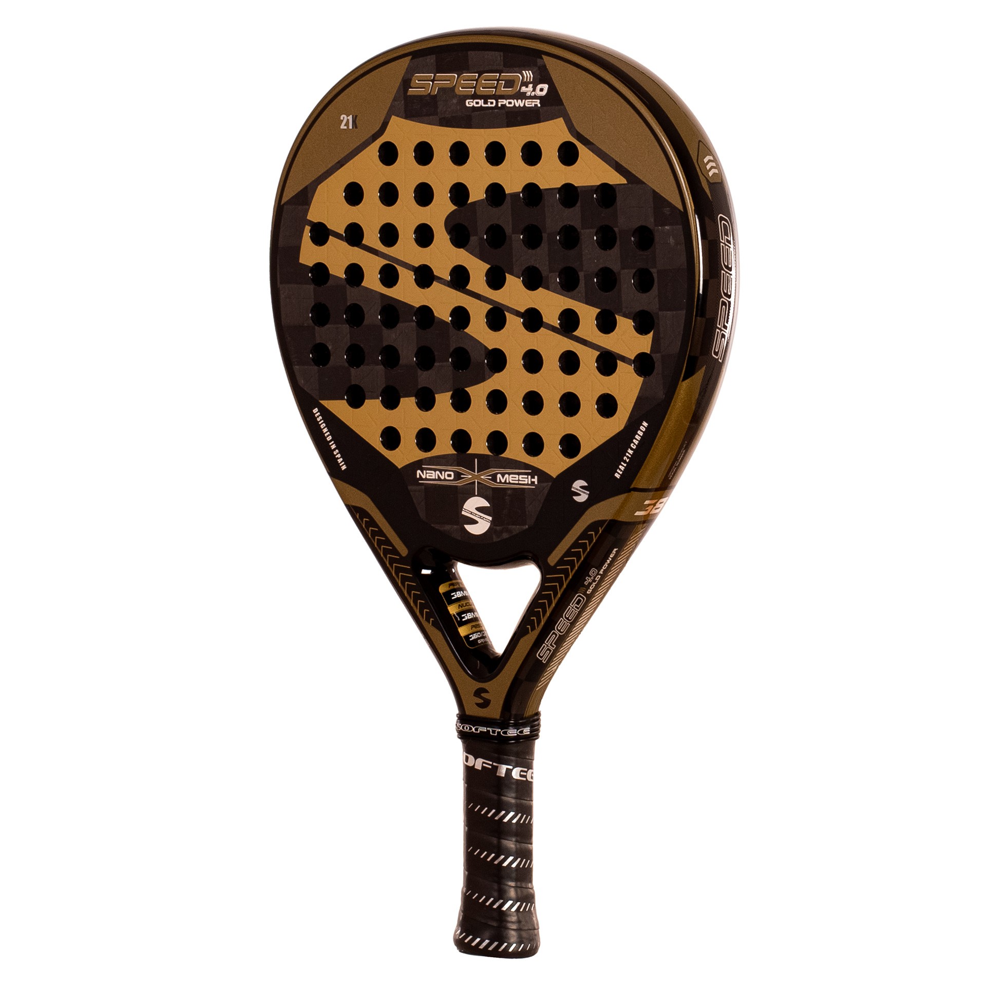 PALA DE PÁDEL SOFTEE SPEED GOLD POWER 4.0 NANO MESH - Imagen 7