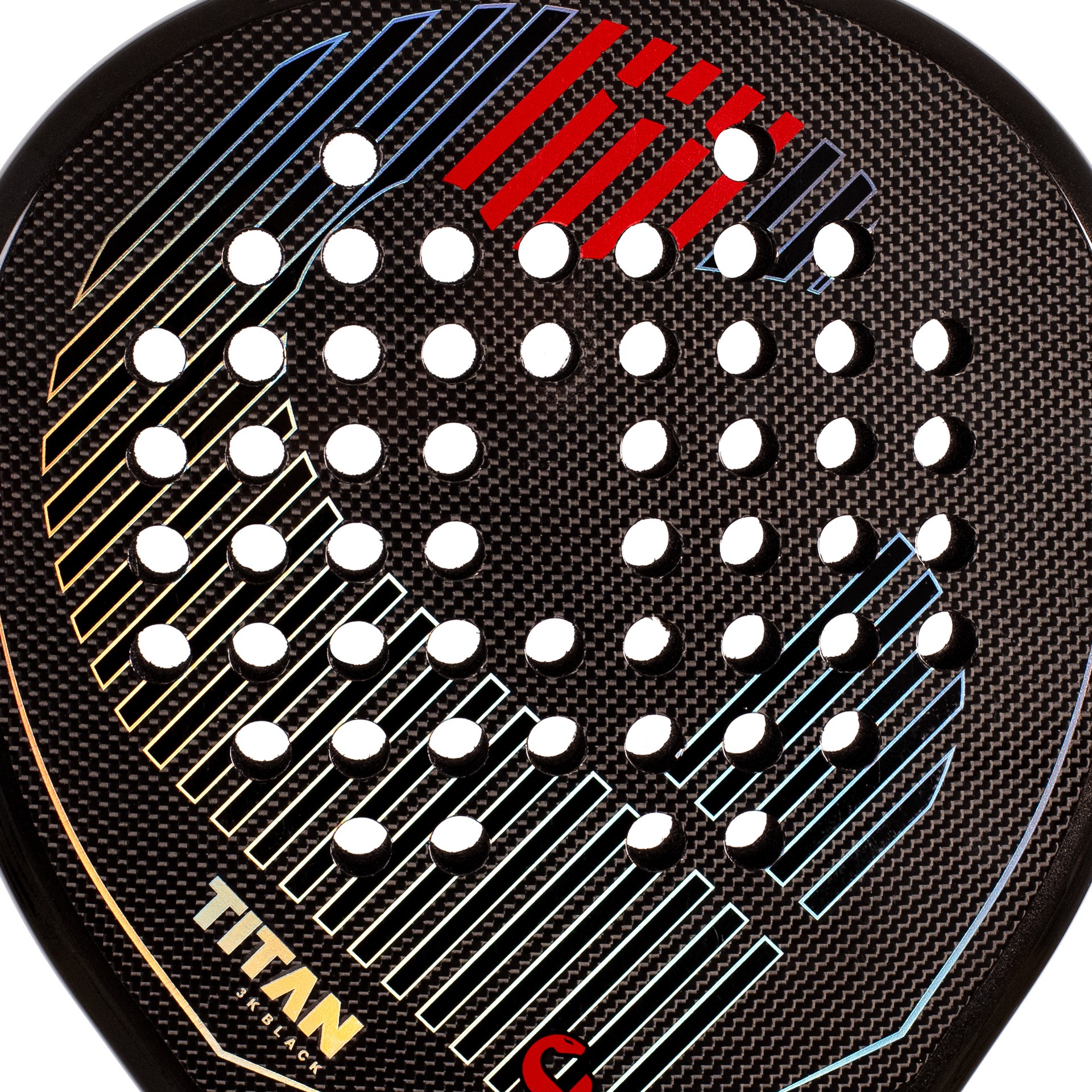 PALA DE PÁDEL VIBOR-A TITAN 3K BLACK - Imagen 3