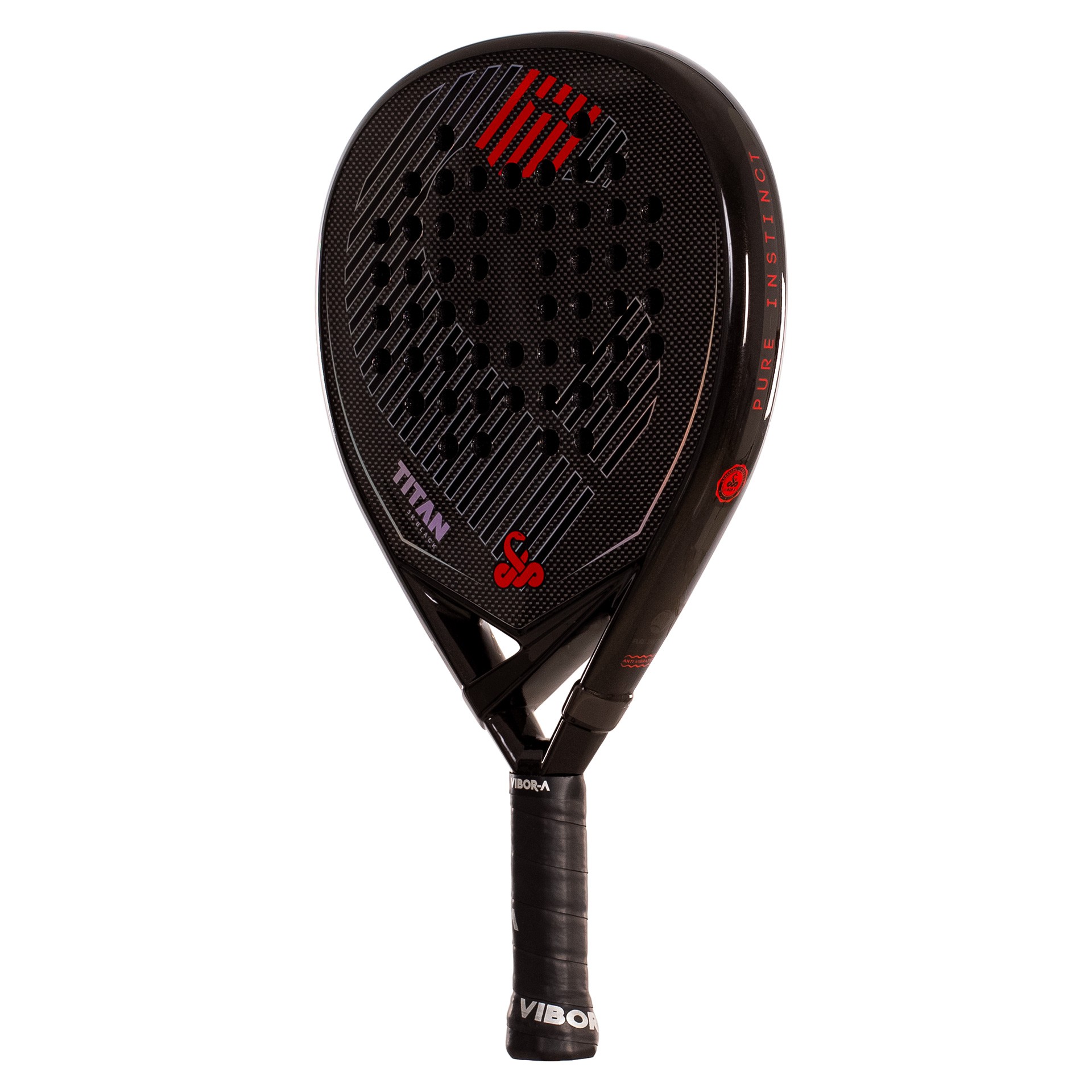 PALA DE PÁDEL VIBOR-A TITAN 3K BLACK - Imagen 7