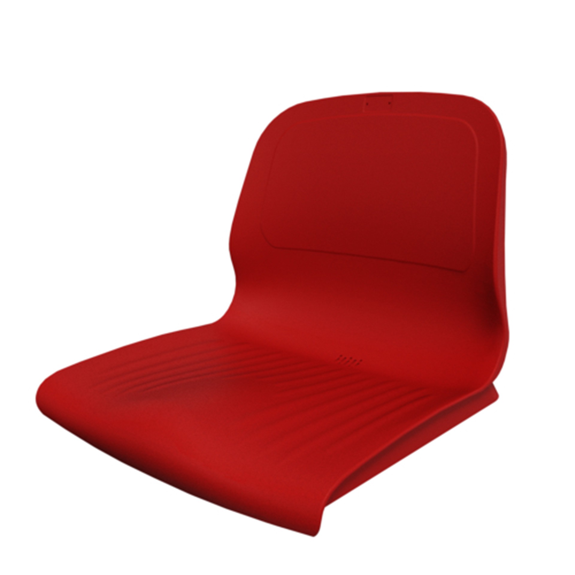 ASIENTO PVC CON RESPALDO SPARK CR M4 ROJO - Imagen 2